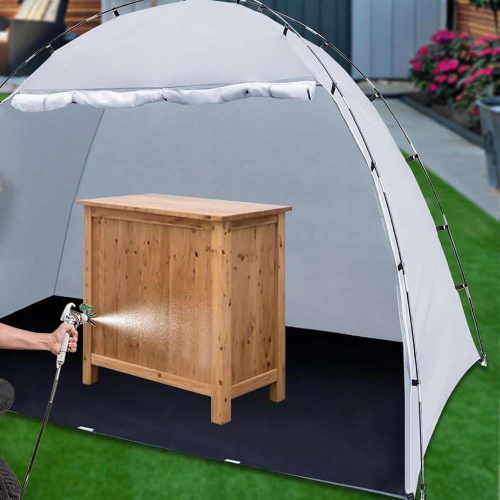Painting Tent Spray Booth Professional Portable Dust Blocking Efficient Mesh