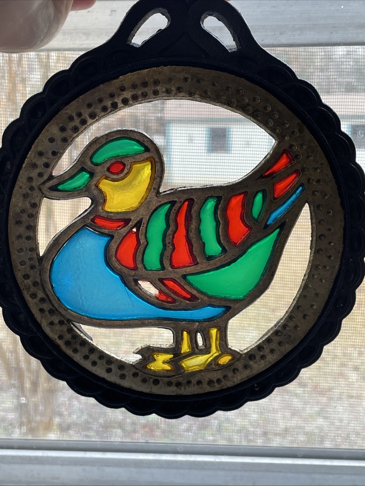 Cast Iron Trivet Duck Hot Plate