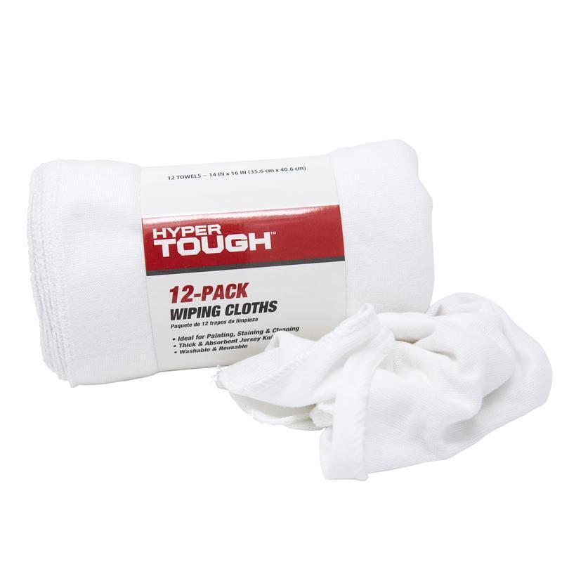12 Pack All Purpose Wiping Cloths Thick Absorbent Reusable Multi Surface New