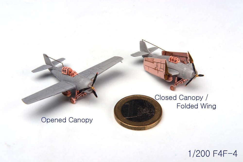 1/200 KA Models WWII US DECK PLANE SET for CV-6 Enterprise