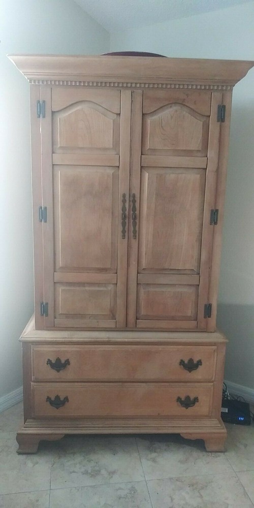  Classic Armoire Wardrobe antique looks with practical storage space.