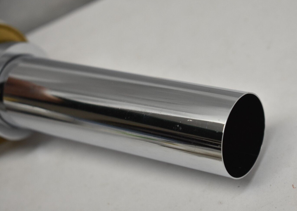 Chrome Finish Push Fit Bathroom Sink Stopper Drain Valve Replacement Unit
