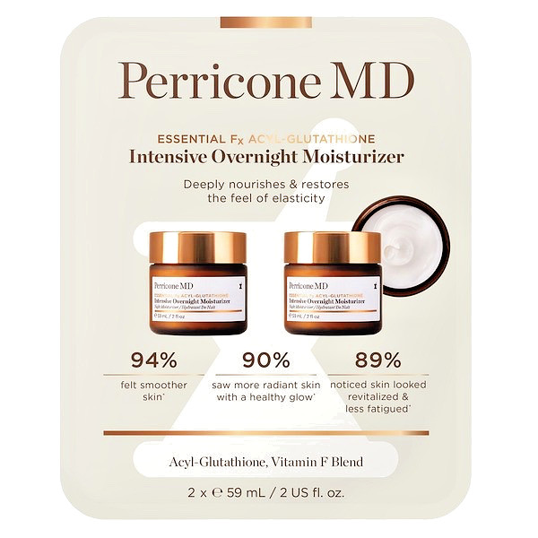Perricone MD Intensive Overnight Moisturizer – 2 Pack 2 x 59 mL / 2 oz Each Tot
