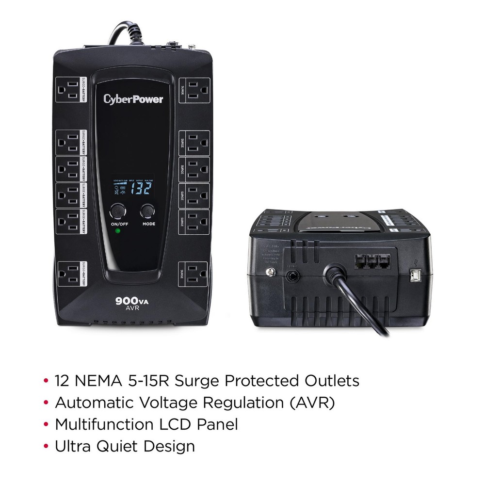 900VA UPS LCD AVR