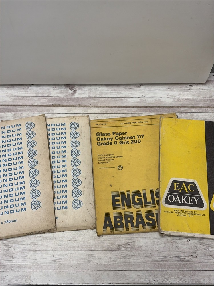 Vintage Glass Cabinet Sandpaper