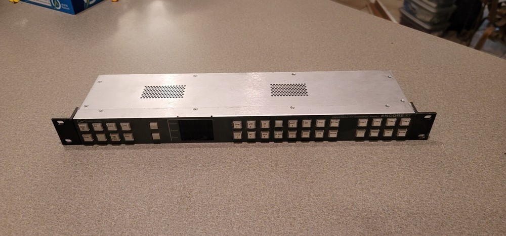 Grass Valley Encore PRE-XY Universal XY Programmable Control Panel 1u rackmount