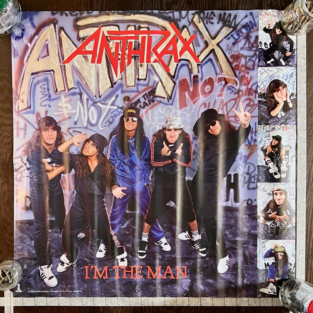 Anthrax vintage music poster