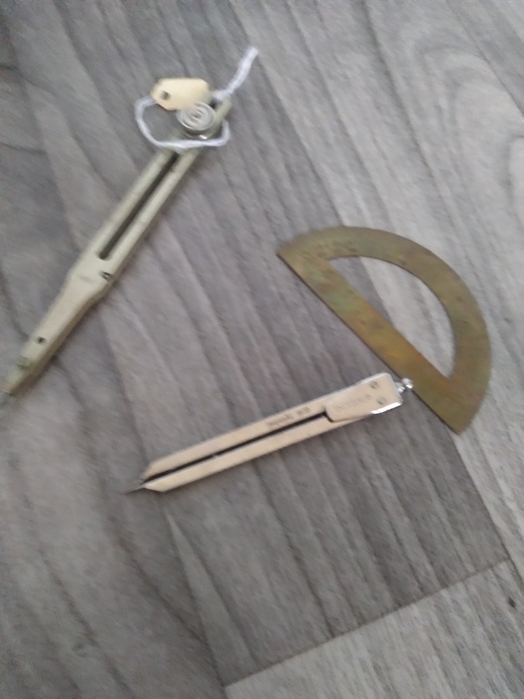 9 " Proportional Scale Divider Drawing Tool Professional Long Solid Brass & SS