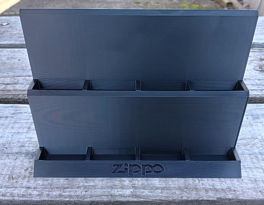 Zippo Lighter Display Stand - Holds 8 Lighters