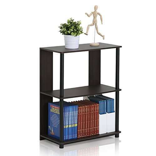 Jaya Simple Design Walnut Bookcase