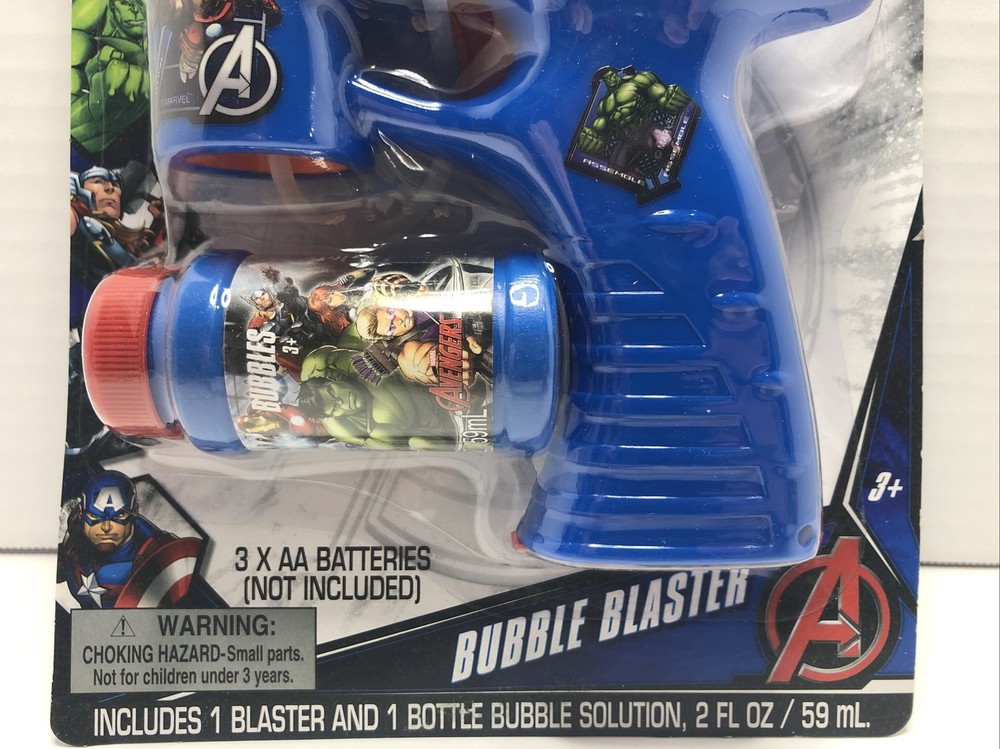 Bubble Blaster Marvel Avengers with Bubbles