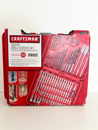 2 Craftmans 100pc drill driver kits