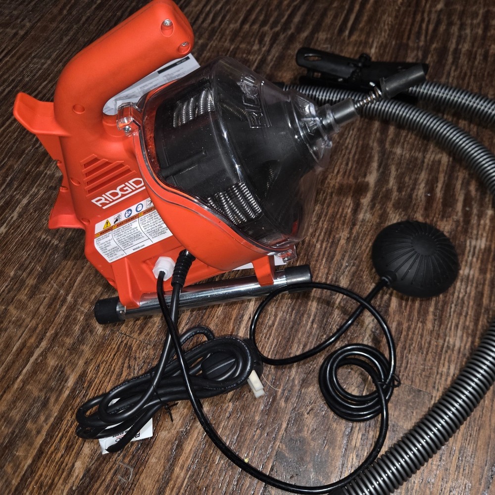 RIDGID PowerClear Drain Cleaning Machine - Red/Black