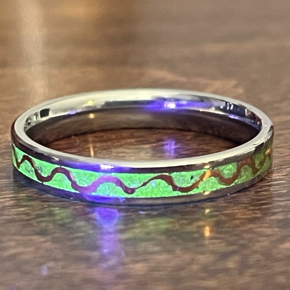 Handcrafted Peridot & Copper Ring