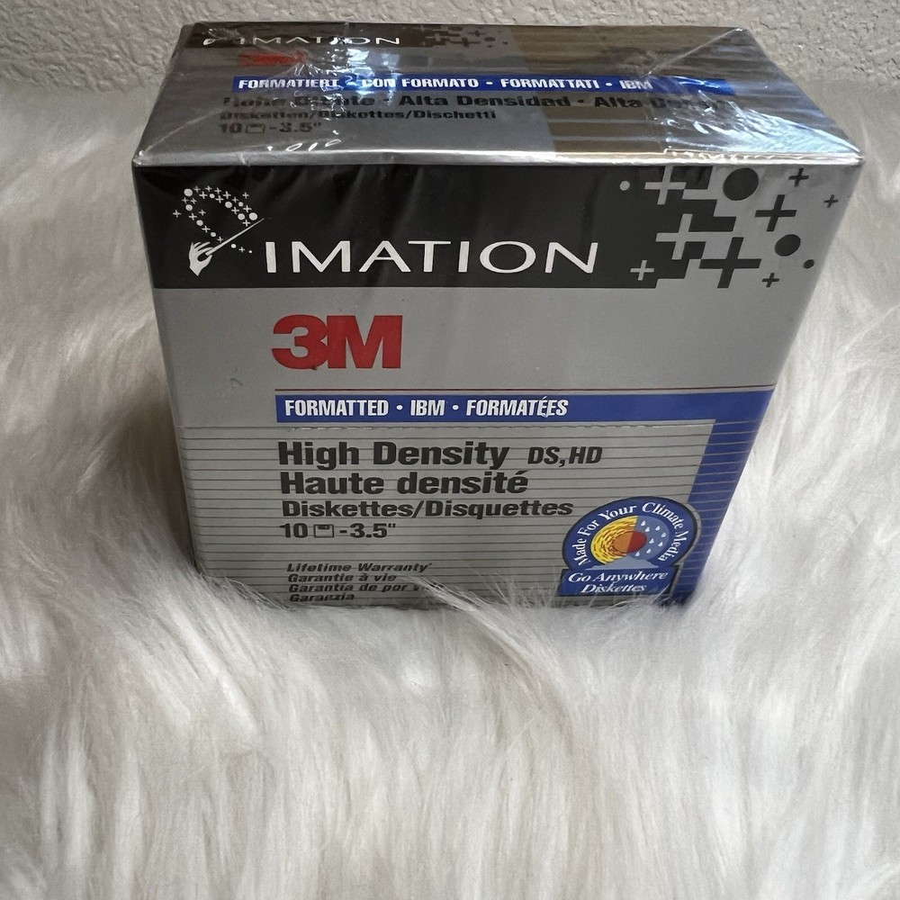 IMATION+ 3M High Density Diskettes