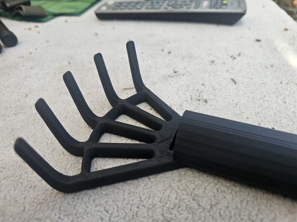 Allthings3D Bushwhacker baiting spoon pole weed rake attachment