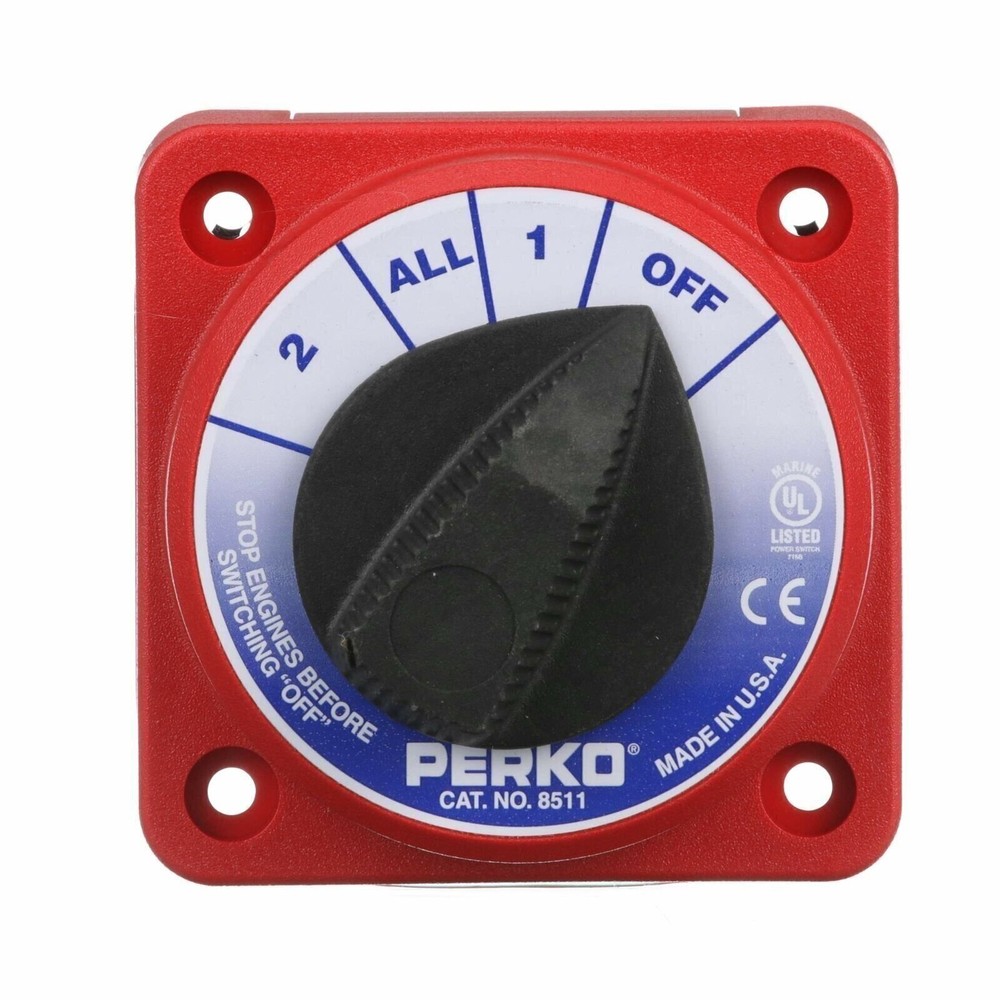 Seachoice 11531 Compact Battery Selector Switch, for Use with Two (2) or More...