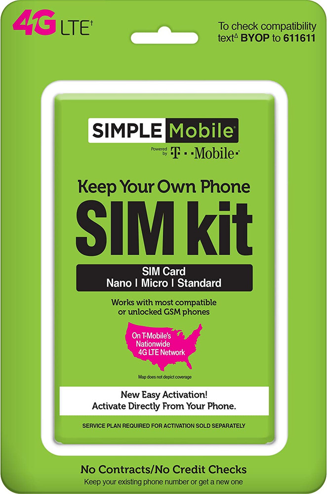 , Powered by Tmobile, Universal Sim Kit