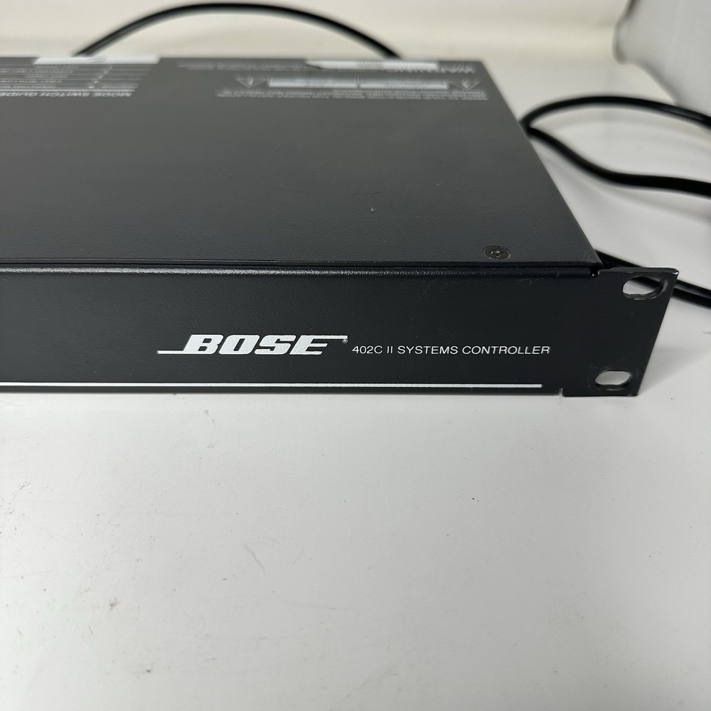 Bose 402C II Systems Controller Crossover Rack Unit Powers On Tested Light