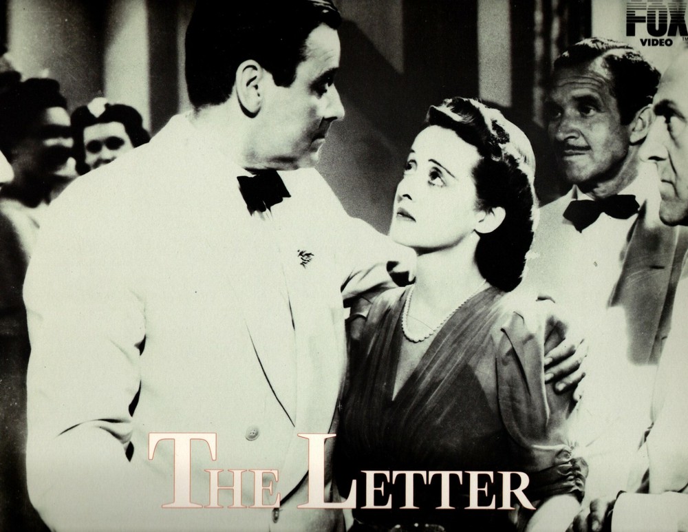 BETTE DAVIS "THE LETTER" LASERDISC 1987 cbs fox