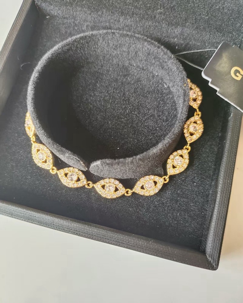 Givenchy Crystal Flex Bracelet Gold