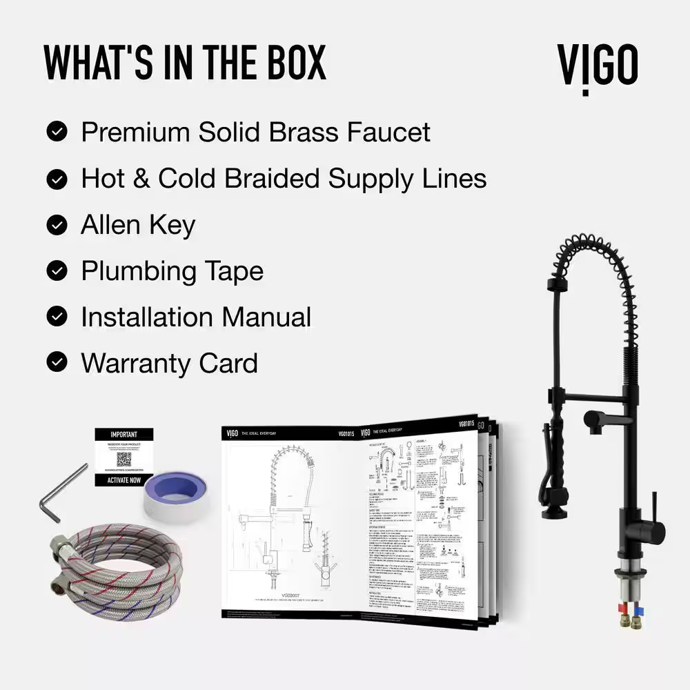 Zurich Single Handle Pull-Down Sprayer Kitchen Faucet in Matte Black