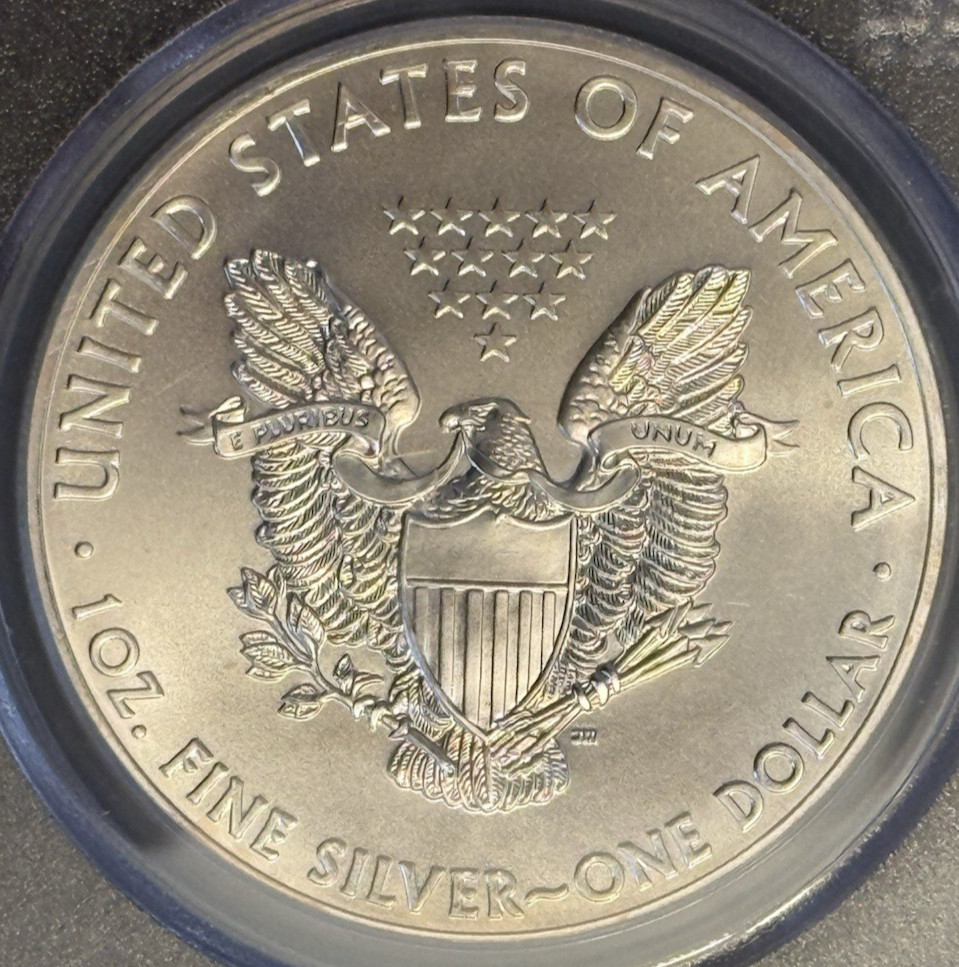 2013-(W) Silver Eagle PCGS MS69 First Strike Flag Label Struck at West Point