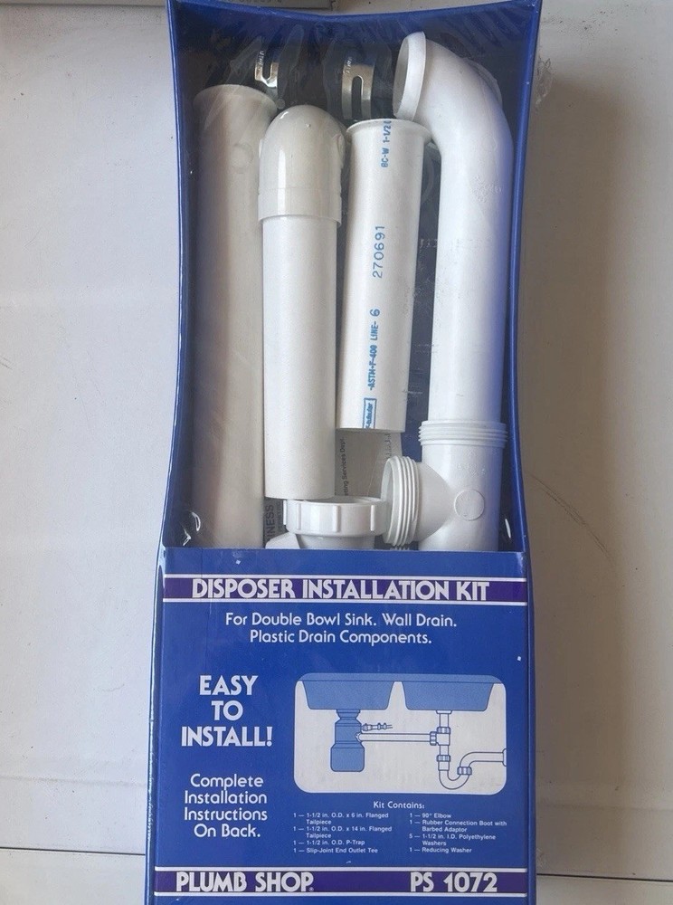 Garbage Disposal Installation Kit Double Bowl Sink