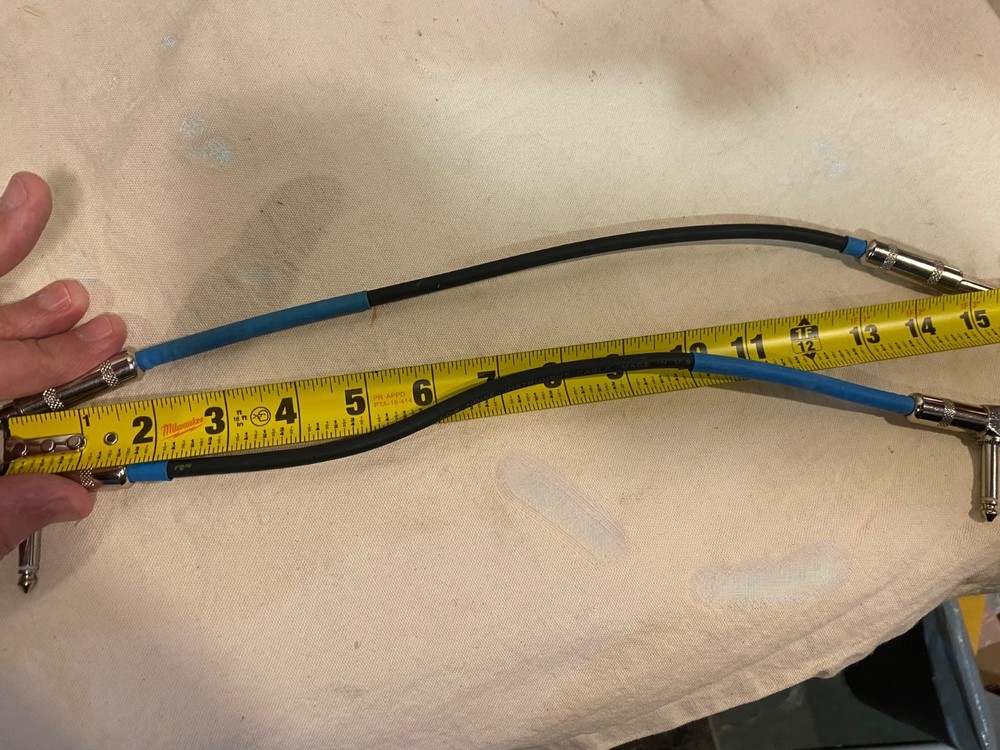 3 - 12-inch Pro Co / ProCo Excellines EG1 Patch Cables - TESTED