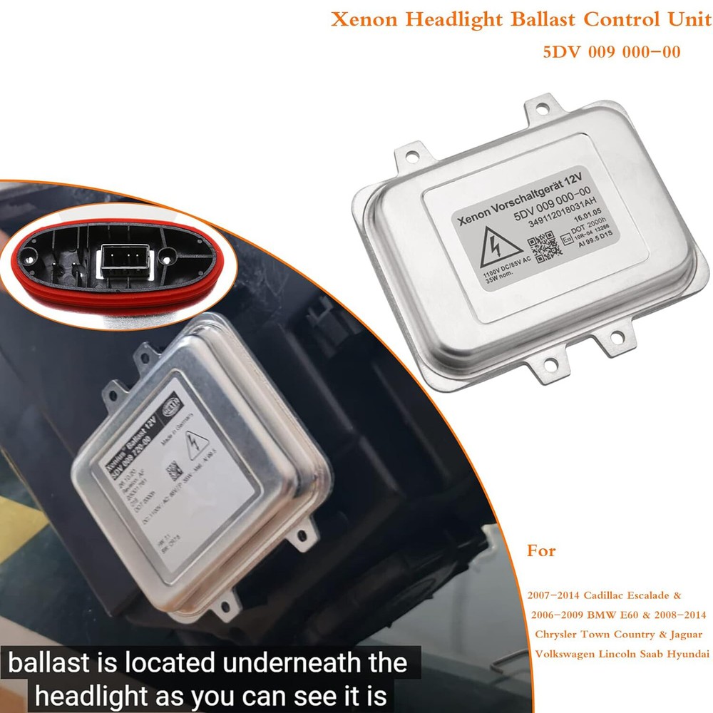 For 2007-2013 Cadillac Escalade Headlight Ballast Xenon HID Control Unit Module