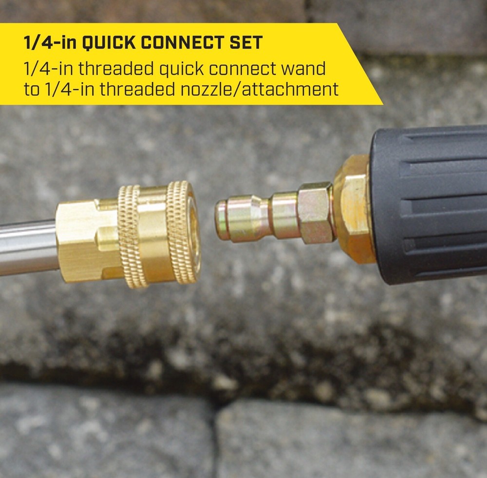 SURFACE MAXX 1/4" QUICK DISCONNECT SET 1000 4500PSI 0063919 #003