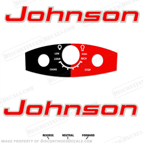 Fits Johnson 1963 10hp Decals
