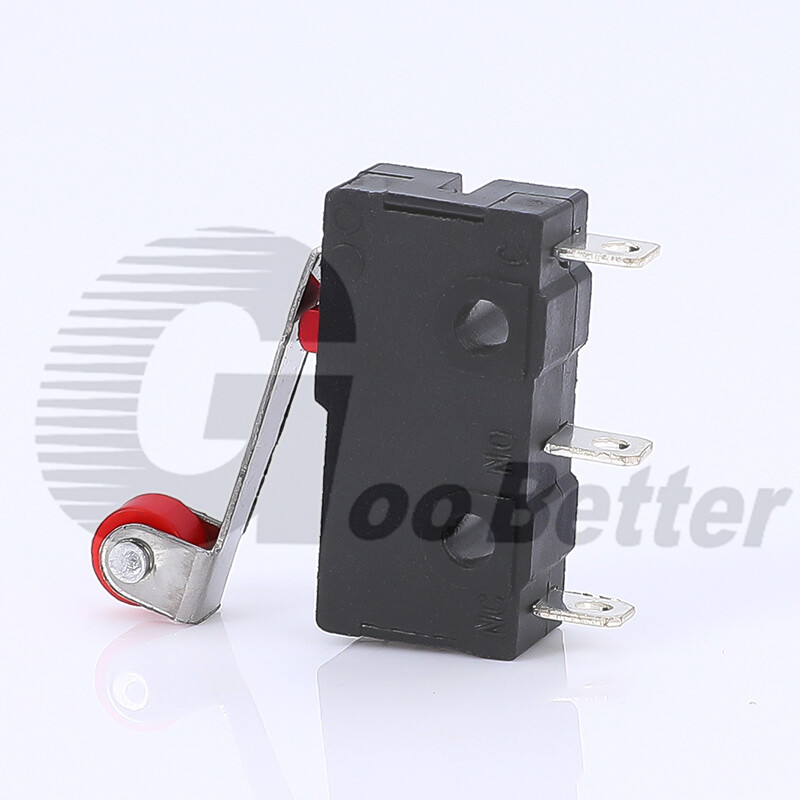 Micro Microswitch Limit Switch Long Curved Roller Lever Snap Action Limit Switch