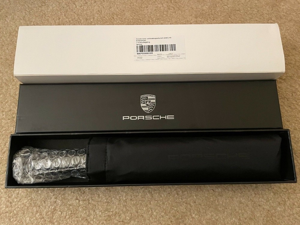 Porsche Driver's Selection Compact Folding Automatic Umbrella With Box