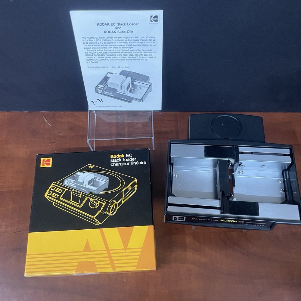 Kodak EC Stack Loader for Carousel Slide Projectors W/Instructions & Box