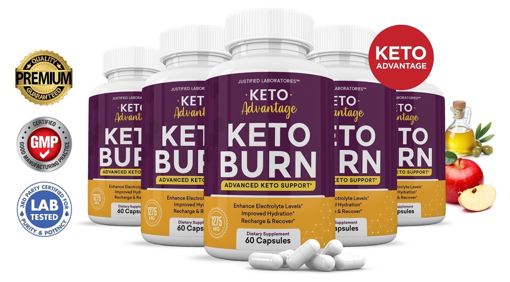 Keto Advantage ACV Pills 1275MG New Improved Formula 5 Pack