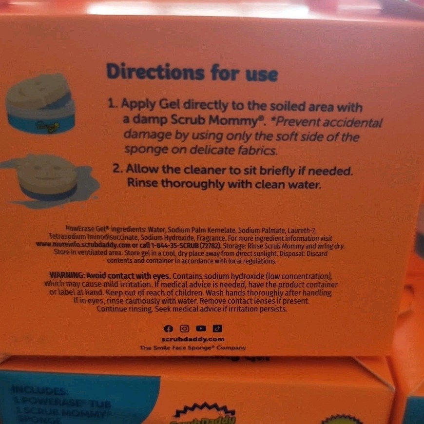 Scrub Daddy Fabric Cleaning Gel x6