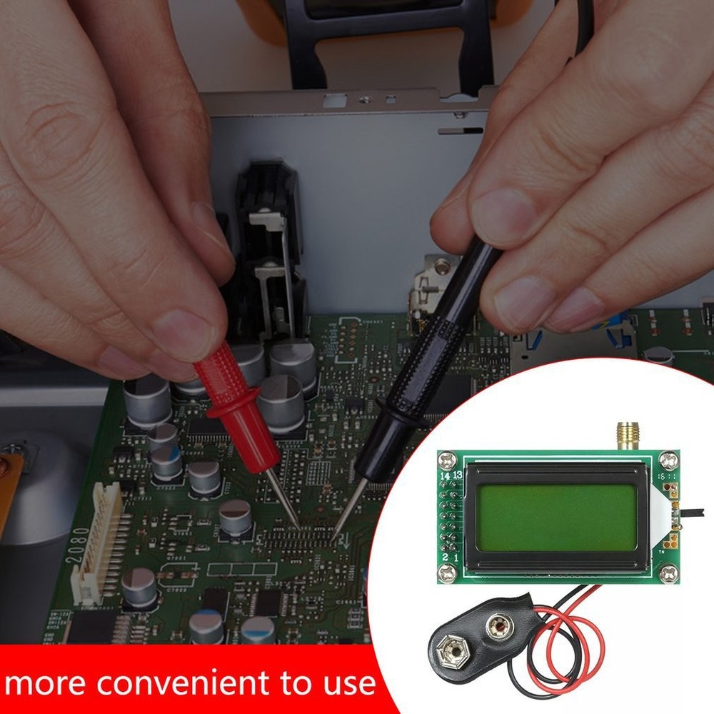 High Accuracy Frequency Counter 0802 LCD Display Tester Module For Ham Radio F