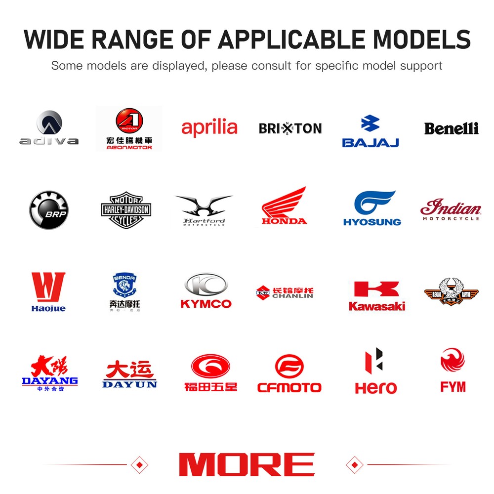 JDiag M100 Motorcycle Detector Scanner Code Reader Diagnosis Tool Battery Tester