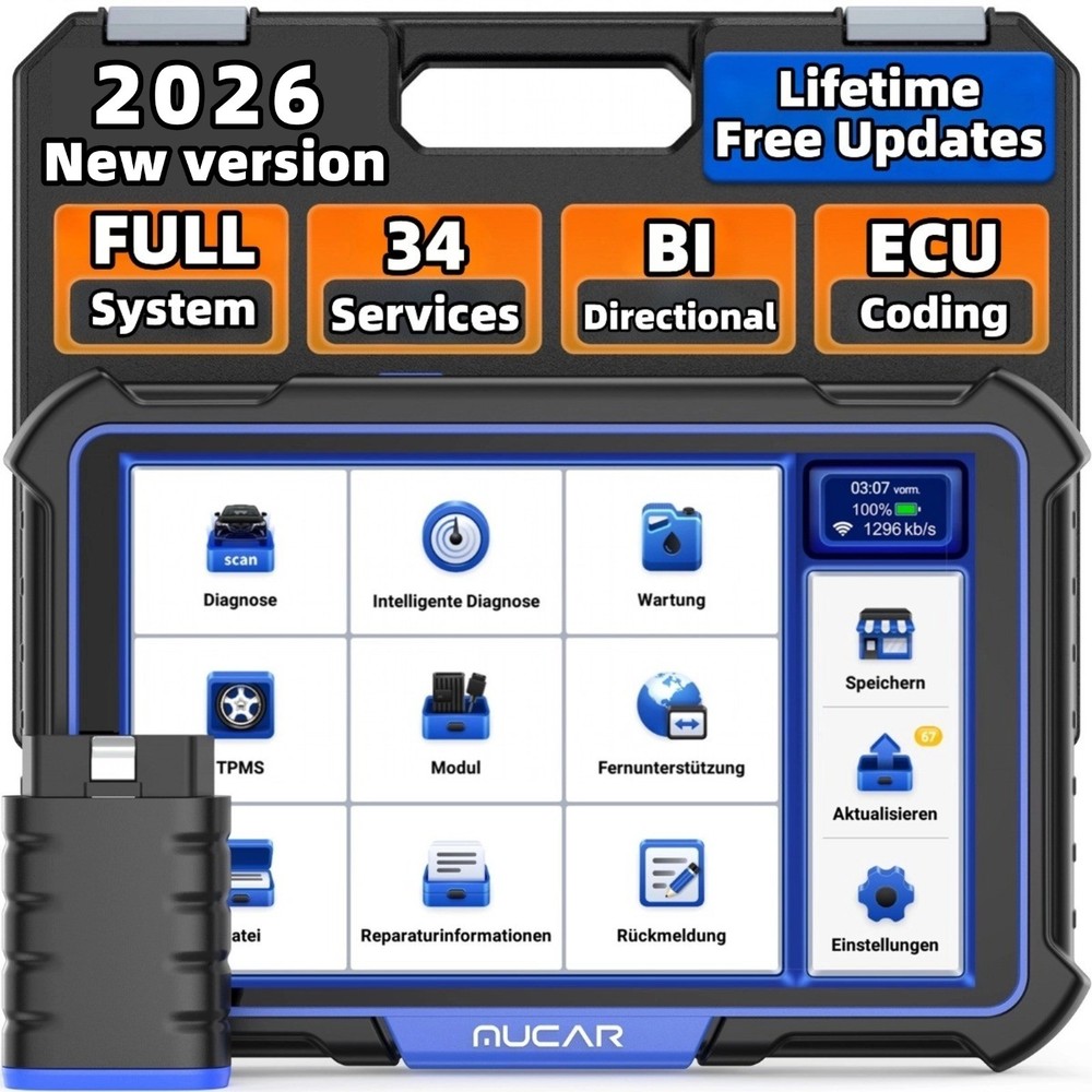 MUCAR VO8 Car OBD2 Diagnostic Device Auto Scanner Full System Reader Bluetooth