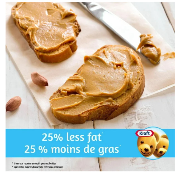 Kraft Smooth Light Peanut Butter, 500g (3 Pack)