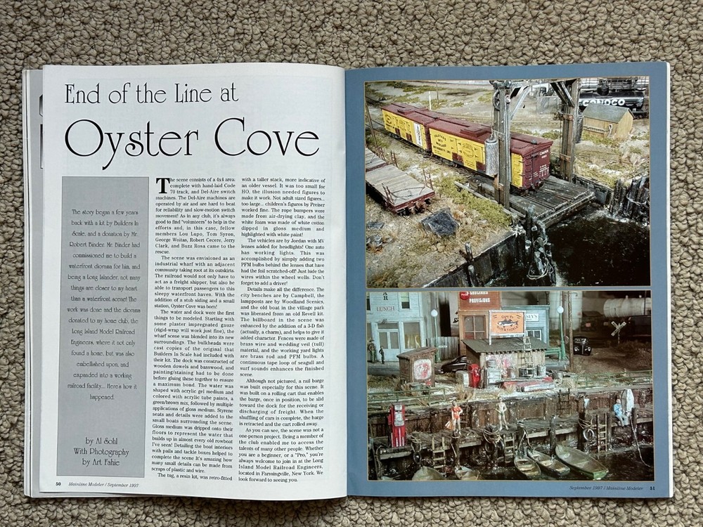 1997 Mainline Modeler Magazines