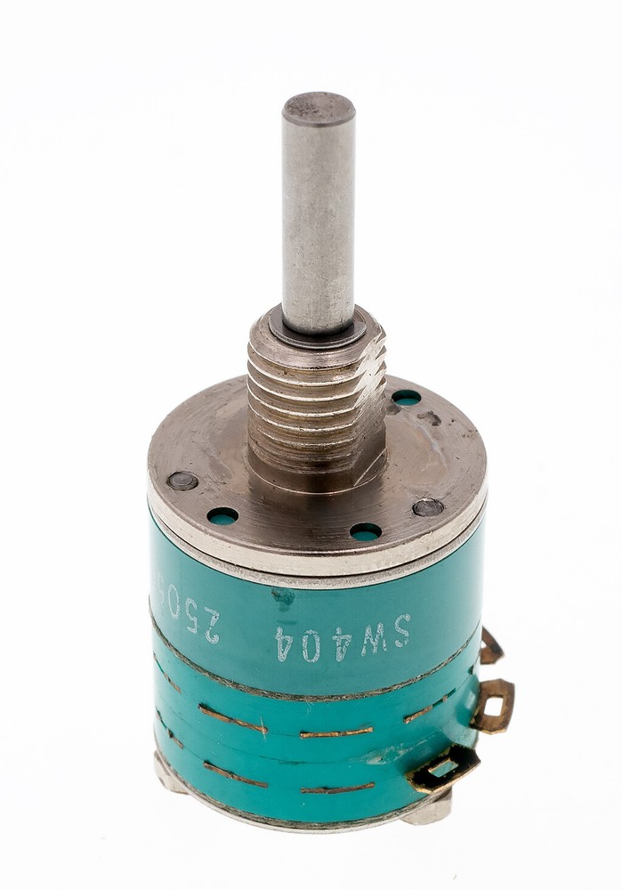 RCL SW404, 4 Position Panel Mount Rotary Switch, SP4T NOS