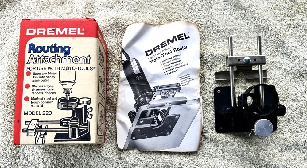 DREMEL ROUTER ATTACHMENT MODEL NO. 229