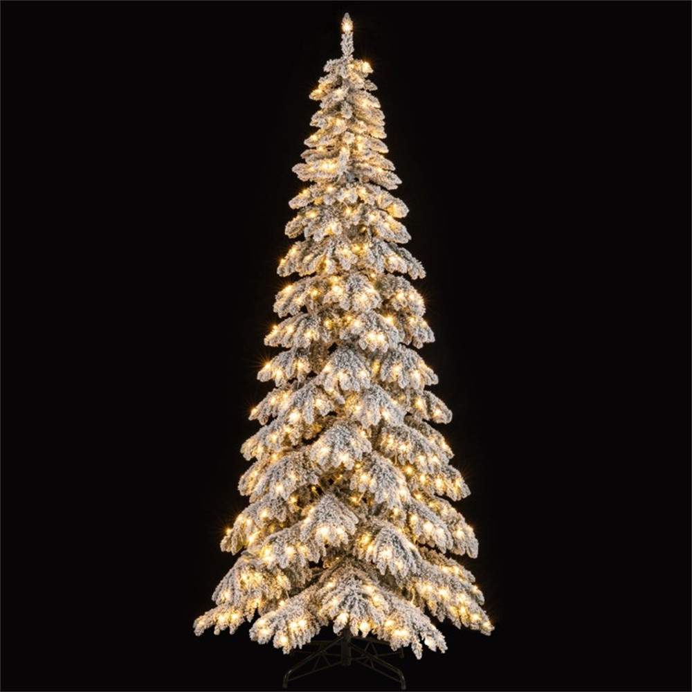 ❄️FREE SHIPPING!❄️Christmas Tree, Hinged, 9 ft, Light Up, & 1223 Branches!