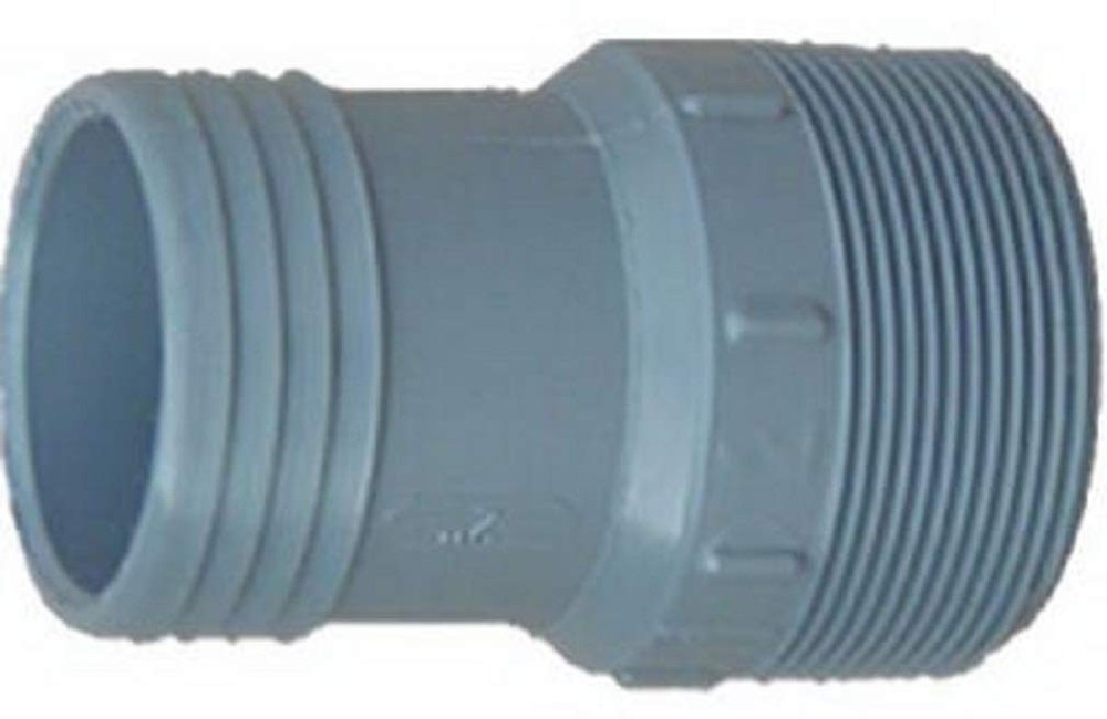 Lasco 1-1/2 in. Insert x Dia. MPT Adapter Black