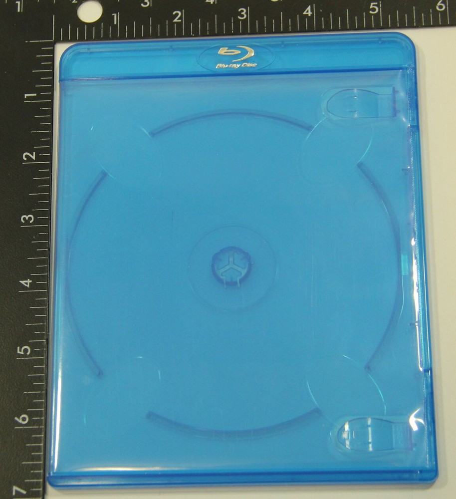 Slim Single Blu-ray Replacement Case  (11 mm)   (Holds 1 Disc)