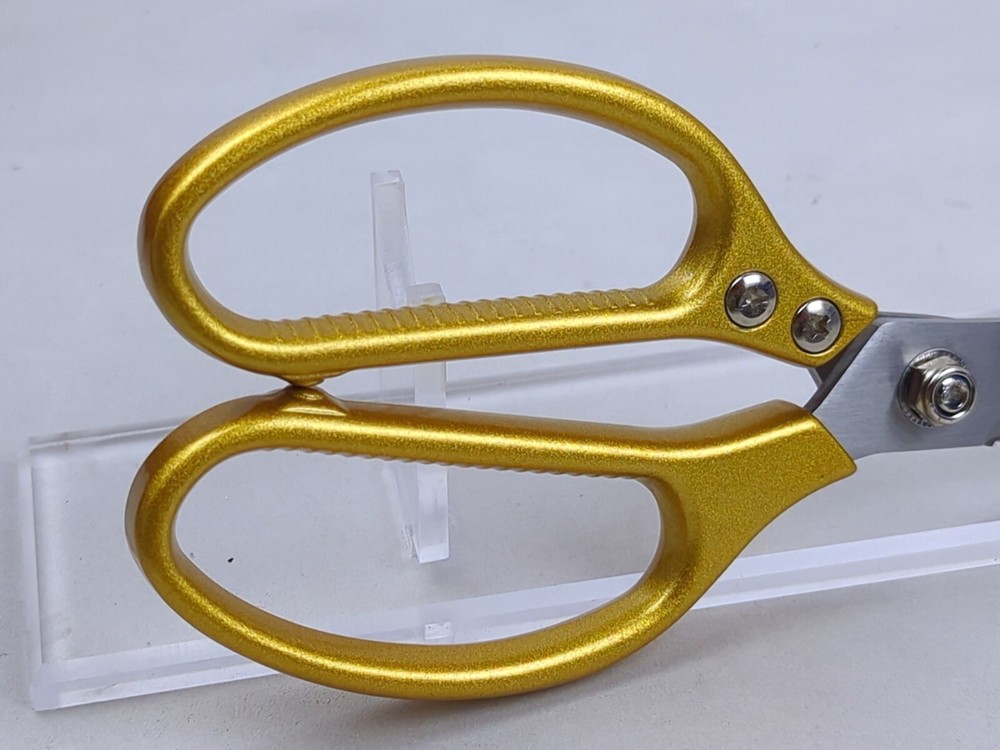 Multi-Function KITCHEN SCISSORS/SHEARS, Heavy Duty, JUMBO Size, GOLD Handle, SK5