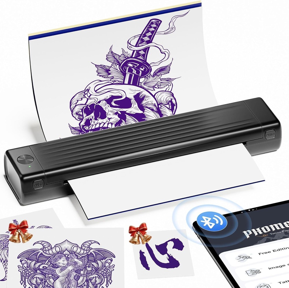 Phomemo Tattoo Stencil Printer Temporary Tattoo Printer for Beginners Practice