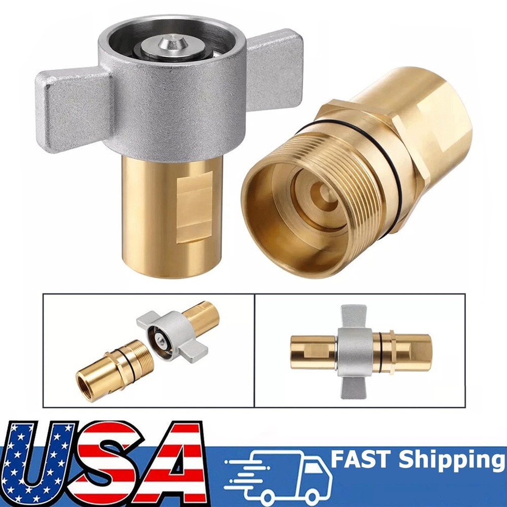 1" NPT Wet Line Wing Nut 3000 PSI 55 GPM For Live Dump Trailer Hydraulic Systems
